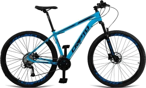 Bicicleta Aro 29 27v Alivio Freio Hidraulico Trava K7 - Azul