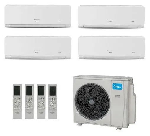 Ar-Condicionado Multi Split Inverter Springer Midea 36.000 BTUs (3x Evap HW 12.000 + 1x Evap HW 18.000) Quente/Frio 