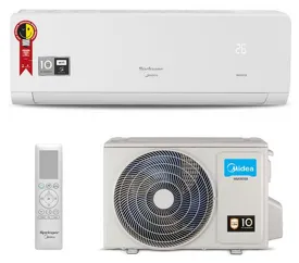 Ar-Condicionado Split Hi Wall Springer Midea Xtreme Save Connect 12000 BTUs Quente/Frio Inverter 42AGVQB12M5 / 38AGVQB12M5