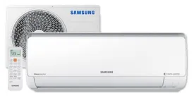 Ar-Condicionado Split Hi Wall Samsung 9000 BTUs Frio Inverter AR09KVSPBSNNAZ / AR09KVSPBSNXAZ