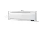 Ar-Condicionado Split Hi Wall Samsung Wind Free Connect 12000 BTUs Frio Inverter AR12CVFAMWK