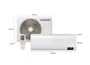 Ar-Condicionado Split Hi Wall Samsung Wind Free Pro Energy 9000 BTUs Frio Inverter Wi-Fi AR09CVFAAWKNAZ