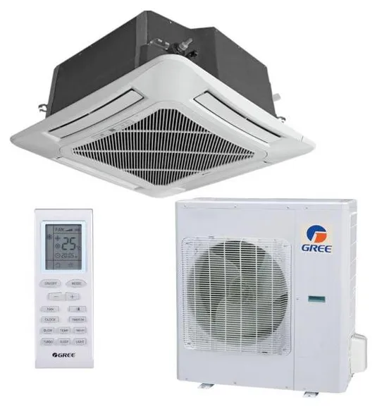 Ar-Condicionado Split Cassete Gree U-Match 36000 BTUs Quente/Frio Inverter GKH36D3FI / GUHD36ND3FO