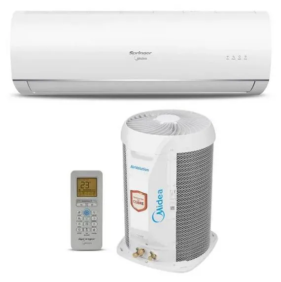 Ar-Condicionado Split Hi Wall Springer Midea Airvolution 9000 BTUs Frio 42TFCA09S5 / 38TFCA09S5