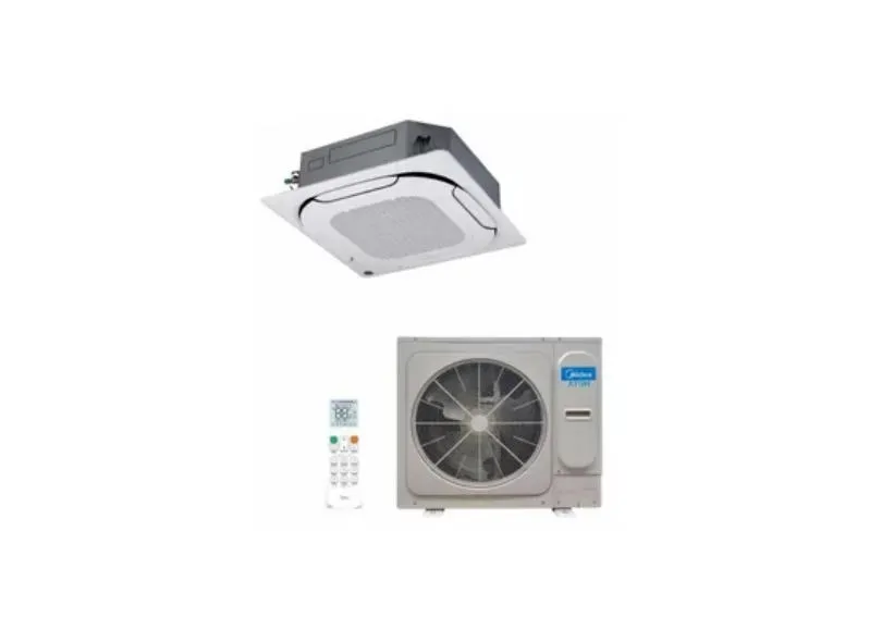 Ar-Condicionado Split Cassete Midea Atom 36000 BTUs Quente/Frio Inverter 40ATBQA36M5 / 38ATQA36M5