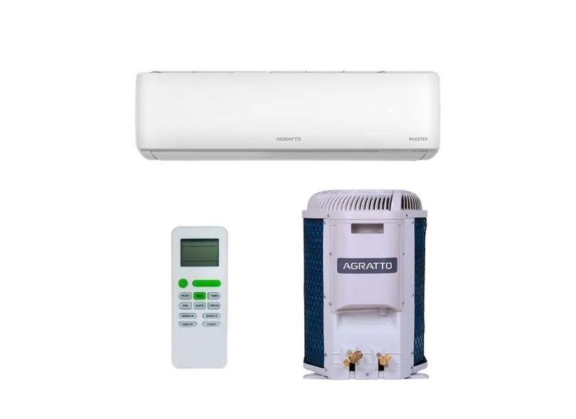 Ar-Condicionado Split Hi Wall Agratto 12000 BTUs Quente/Frio Inverter LCST12QF-02I