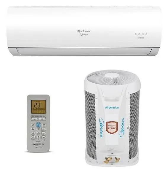 Ar-Condicionado Split Hi Wall Springer Midea Airvolution 22000 BTUs Quente/Frio 42TFQA22S5 / 38TFQA22S5