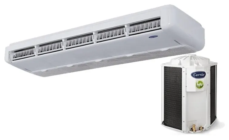 Ar-Condicionado Split Piso / Teto Carrier Modernità 80000 BTUs Frio 42LQL080515KC 38CCL090535MC 38CCL090235MC