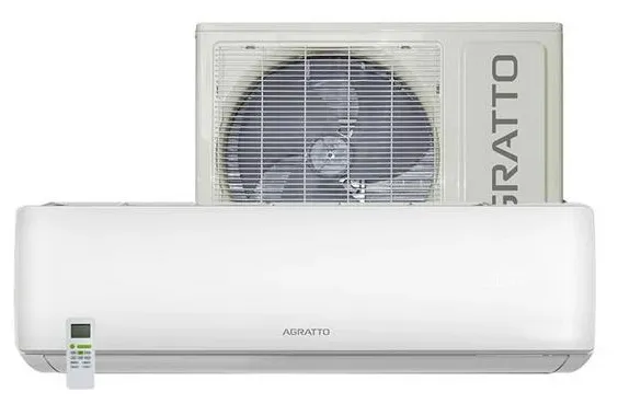 Ar-Condicionado Split Hi Wall Agratto One Front 18000 BTUs Quente/Frio ACS18QF-R4