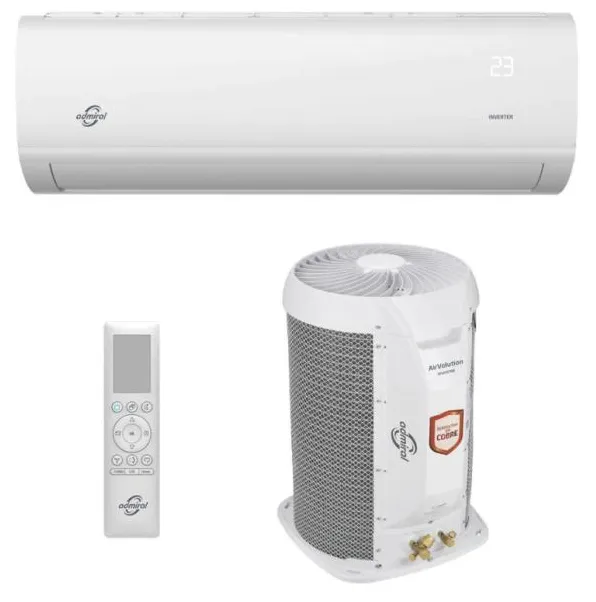 Ar-Condicionado Split Hi Wall Springer Midea Admiral 12000 BTUs Frio Inverter 42AVCG12A5 38TVCA12A5