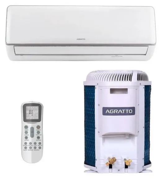 Ar-Condicionado Split Hi Wall Agratto Neo Top 12000 BTUs Quente/Frio Inverter ICST12QFI-R4 / ICS12QFE-R4