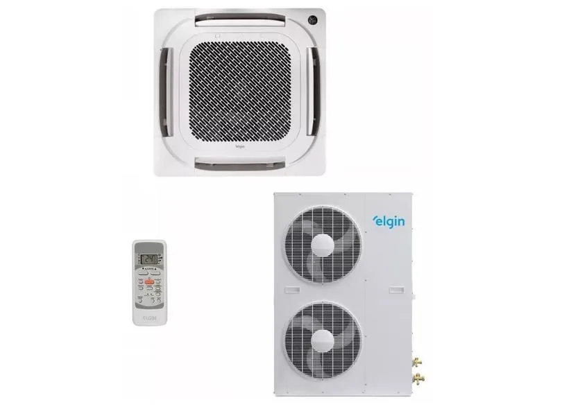 Ar-Condicionado Split Cassete Elgin Fort Air 60000 BTUs Frio KAFI60B2NA / OUFE60B3CC / KAZP00B2DA