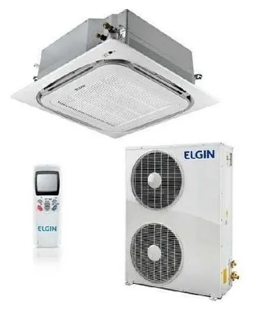 Ar-Condicionado Split Cassete Elgin Atualle Eco 60000 BTUs Quente/Frio KTQI60B2IC / OUQE60B3CA