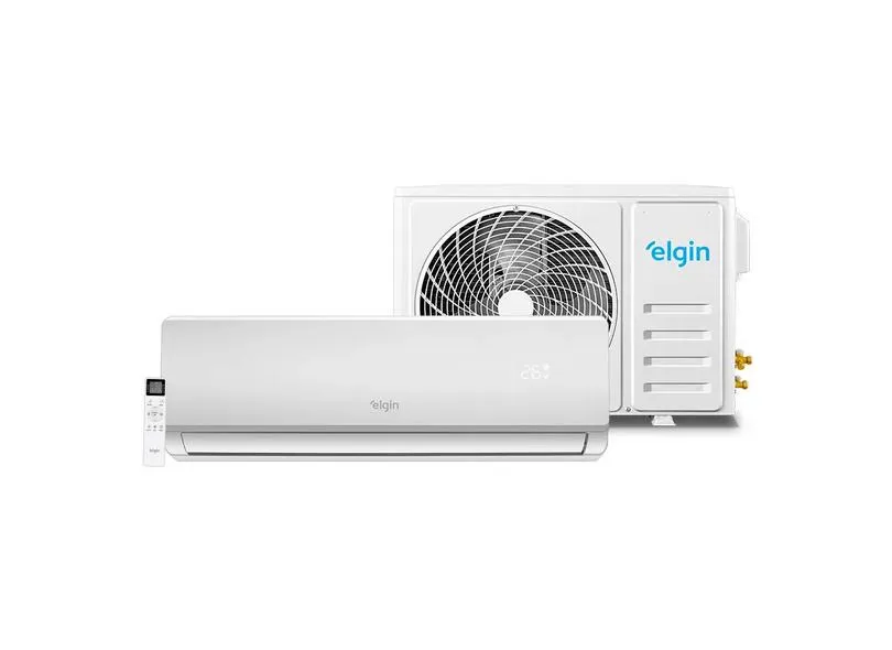 Ar-Condicionado Split Hi Wall Elgin Eco Class Plus 12000 BTUs Controle Remoto Frio HAFE12B2NB / HAFI12B2FB