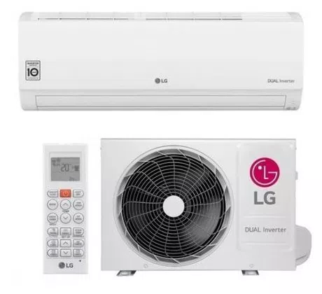 Ar-Condicionado Split Hi Wall LG Dual Inverter Voice 12000 BTUs Frio Inverter S4-Q12JA31G