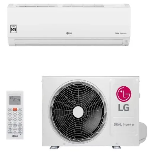 Ar-Condicionado Split Hi Wall LG Dual Inverter Compact 12000 BTUs Frio S4-Q12JA3AD