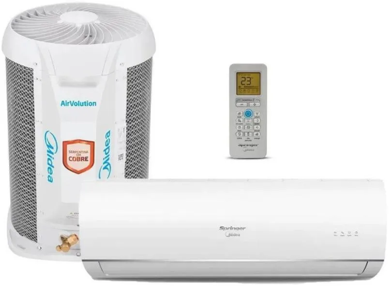 Ar-Condicionado Split Hi Wall Midea Airvolution 18000 BTUs Quente/Frio 42TFQA18S5 38TFQA18S5