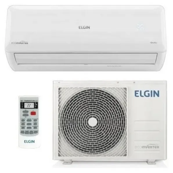 Ar-Condicionado Split Hi Wall Elgin Eco 9000 BTUs Quente/Frio Inverter HVQI09B2IB / HVQE09B2NB