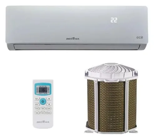 Ar-Condicionado Split Hi Wall Britânia 12000 BTUs Quente/Frio BAC12000TQFM12