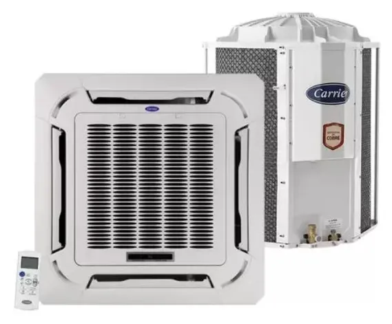 Ar-Condicionado Split Cassete Carrier 36000 BTUs Frio Inverter 40KVCB36C5 / 38CCVA36515MC