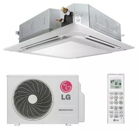 Ar-Condicionado Split Cassete LG 18000 BTUs Quente/Frio Inverter AT-W18GPLP0