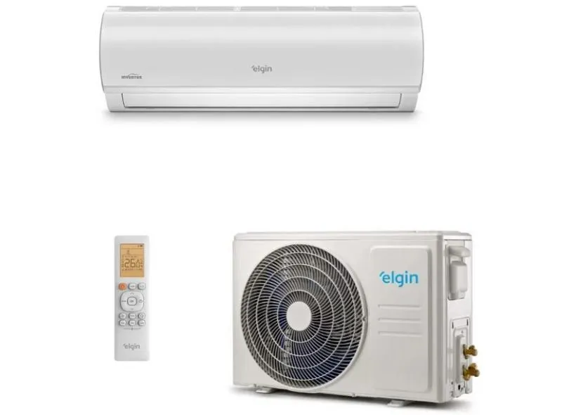 Ar-Condicionado Split Hi Wall Elgin Care 24000 BTUs Quente/Frio Inverter HBQE24B2NA / HBQI24B2FA