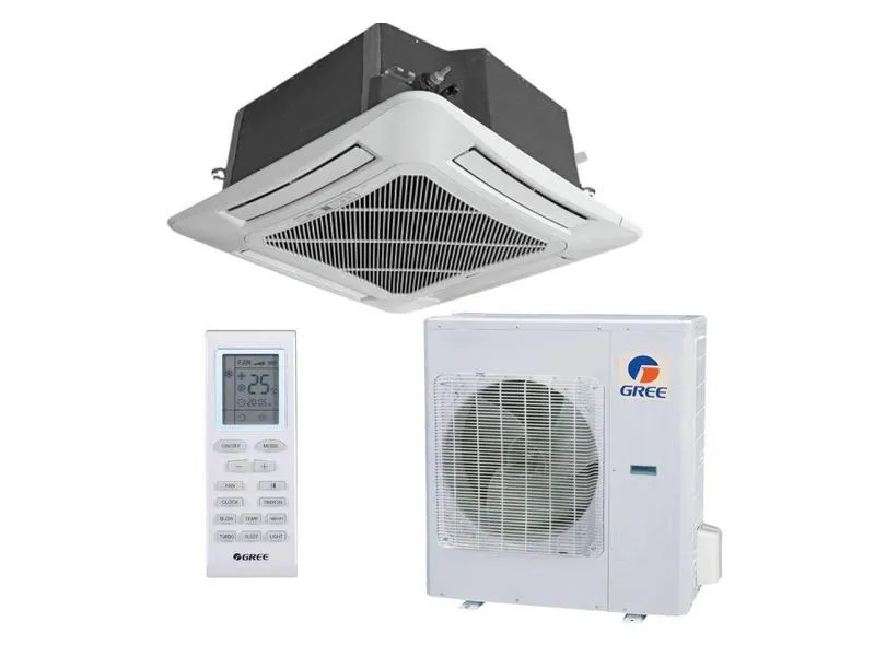 Ar-Condicionado Split Cassete Gree U-Match 56000 BTUs Quente/Frio Inverter GKH60D3FI / GUHD60ND3FO