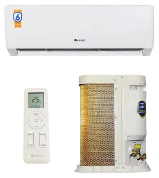 Ar-Condicionado Split Hi Wall Gree G-Top 18000 BTUs Frio Inverter GWC18AGD-D3DNA1D