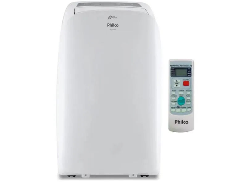 Ar-Condicionado Portátil Philco 11000 BTUs Frio Vírus Protect PAC11000F4