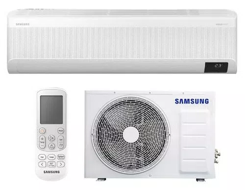 Ar-Condicionado Split Hi Wall Samsung Wind Free Connect 9000 BTUs Frio Inverter AR09BVFAAWKNAZ / AR09BVFAAWKXAZ