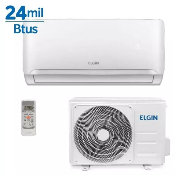 Ar-Condicionado Split Hi Wall Elgin Eco Plus 24000 BTUs Frio HEFI24B2FB / HEFE24B2NB