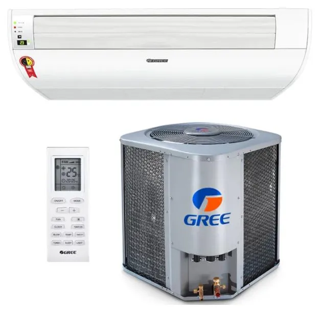 Ar-Condicionado Split Piso / Teto Gree 56000 BTUs Frio GU60ZD/A-D(B) GUL60H/A-F(B)