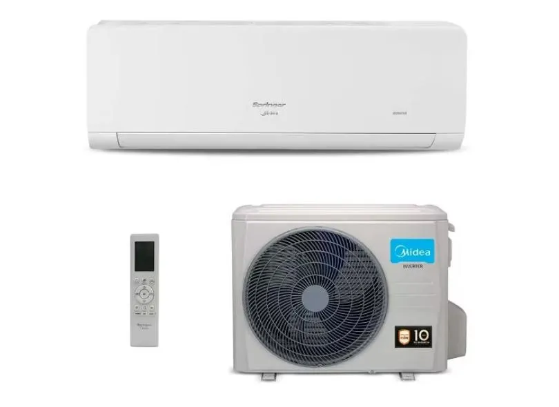 Ar-Condicionado Split Hi Wall Springer Midea Xtreme Save 24000 BTUs Frio Inverter 42AGCA24SM5 / 38AGCA24M5