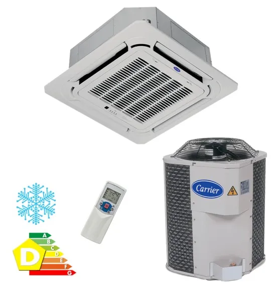 Ar-Condicionado Split Cassete Carrier Miraggio 36000 BTUs Frio 40KWCD36C5 / 38CCK036515MC