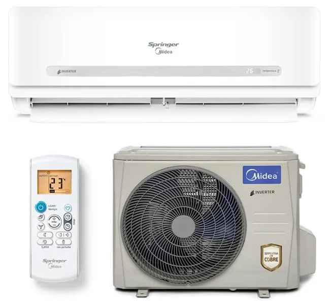 Ar-Condicionado Split Hi Wall Springer Midea 33000 BTUs Quente/Frio Inverter 42MBQA33M5 / 38MBQA33M5