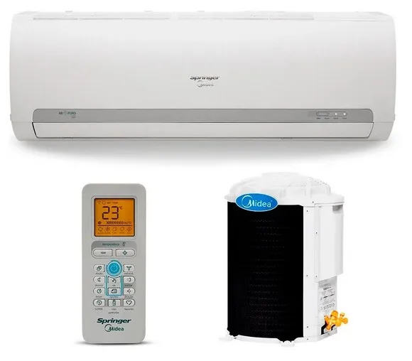 Ar-Condicionado Split Hi Wall Springer Midea 9000 BTUs Frio 42MACA09S5 / 38KCX09S5