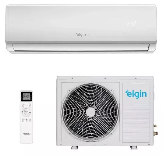 Ar-Condicionado Split Hi Wall Elgin Eco Class Plus 24000 BTUs Controle Remoto Frio HAFI24B2FB / HAFE24B2NB