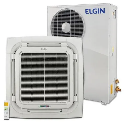 Ar-Condicionado Split Cassete Elgin Eco 60000 BTUs Quente/Frio 45KEQI60B2NC / 45OUQE60B4CB