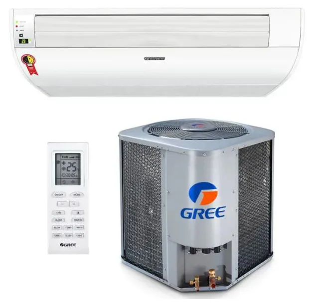 Ar-Condicionado Split Piso / Teto Gree 36000 BTUs Frio GU36ZD/A-D(B) GUL36H/A-D(B)