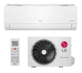 Ar-Condicionado Split Hi Wall LG Dual Inverter Voice 24000 BTUs Quente/Frio S4-W24K231D