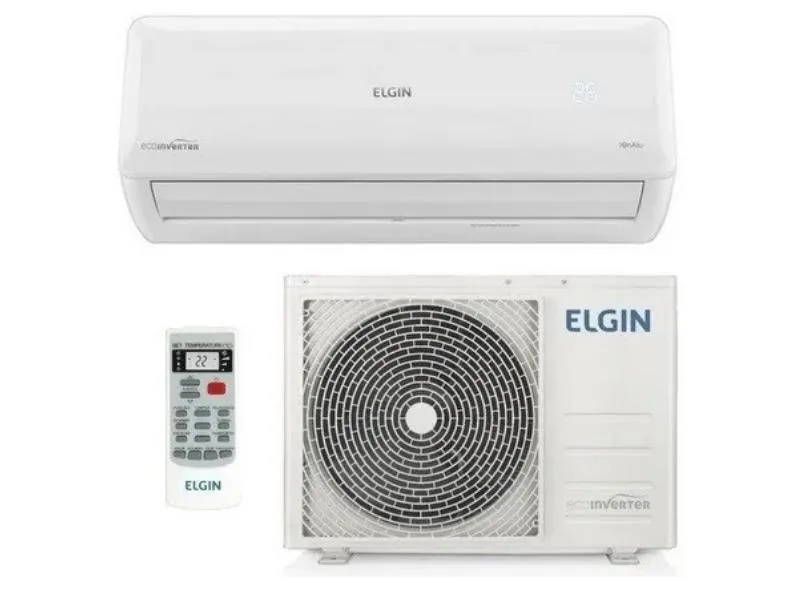 Ar-Condicionado Split Hi Wall Elgin Eco 9000 BTUs Quente/Frio Inverter HVQI09B2IB / HVQE09B2NB