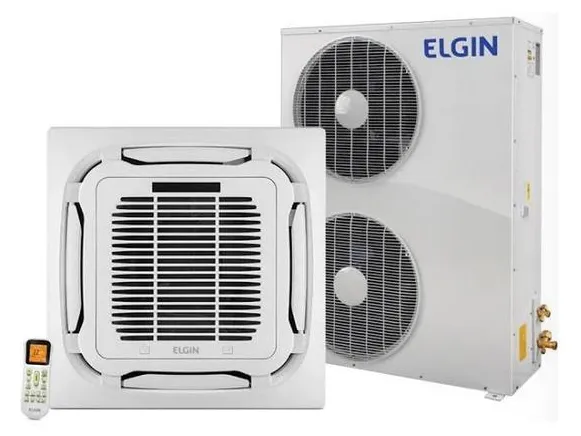 Ar-Condicionado Split Cassete Elgin Plus 60000 BTUs Frio 45KPFI60B2NA / 45OUFE60B3CB