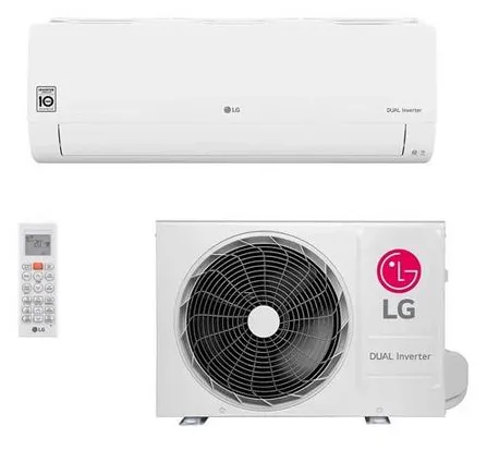 Ar-Condicionado Split Hi Wall LG Dual Inverter Voice 24000 BTUs Quente/Frio S4NW24K231E / S4UW24K231E