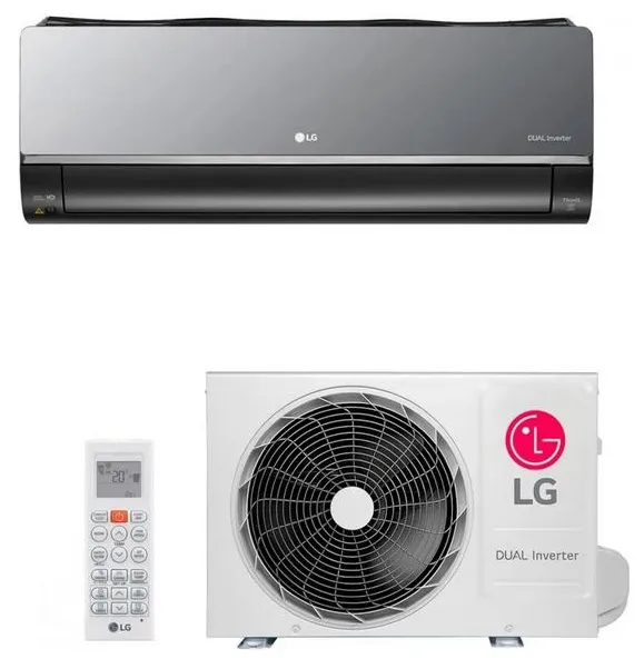 Ar-Condicionado Split Hi Wall LG Art Cool 24000 BTUs Quente/Frio Inverter S4-W24K2RXE