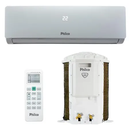 Ar-Condicionado Split Hi Wall Philco 12000 BTUs Quente/Frio PAC12000TQFM12