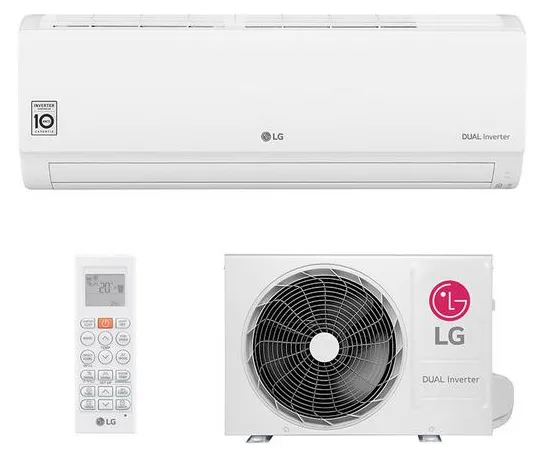 Ar-Condicionado Split Hi Wall LG Dual Inverter Voice 9000 BTUs Frio S4-Q09AA31A