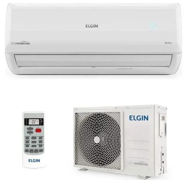 Ar-Condicionado Split Hi Wall Elgin Eco 24000 BTUs Frio Inverter HVFE24B2NC HVFI24B2IC