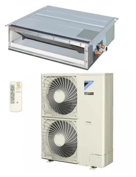 Ar-Condicionado Split Duto Daikin SkyAir 48000 BTUs Inverter Controle Remoto Quente/Frio FBQ48AVL / RZQ48AVL