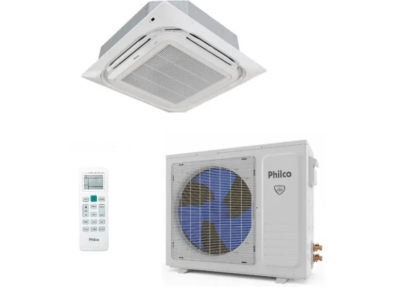 Ar-Condicionado Split Cassete Philco 240000 BTUs Quente/Frio Inverter PAC24000ICQFM9