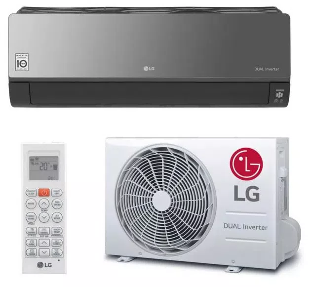 Ar-Condicionado Split Hi Wall LG Dual Inverter Voice Artcool 12000 BTUs Quente/Frio S4-W12JARPA